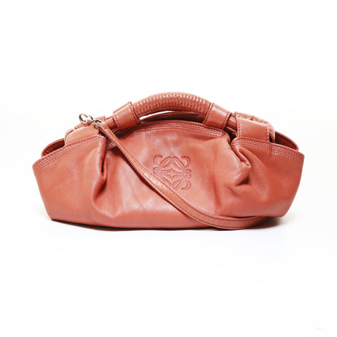 LOEWE Anagram Mini Nappa Aire 2-way Salmon Pink Shoulder Bag pink WS28649