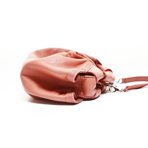 LOEWE Anagram Mini Nappa Aire 2-way Salmon Pink Shoulder Bag pink WS28649