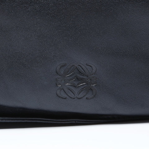 LOEWE Anagram Flamenco Tassel Shoulder Bag black WS28650
