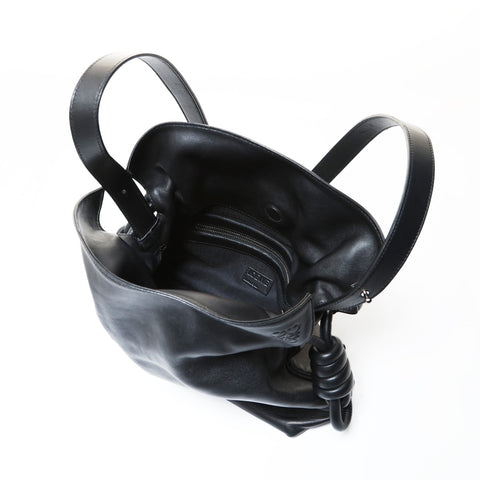 LOEWE Anagram Flamenco Knot Shoulder Bag black WS28651