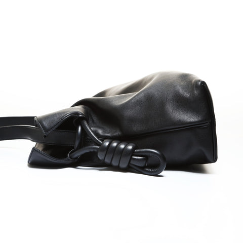 LOEWE Anagram Flamenco Knot Shoulder Bag black WS28651