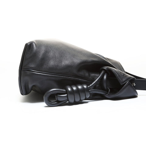 LOEWE Anagram Flamenco Knot Shoulder Bag black WS28651