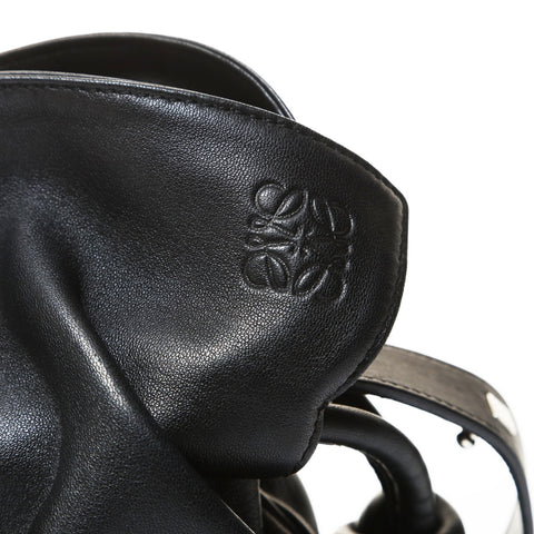 LOEWE Anagram Flamenco Knot Shoulder Bag black WS28651