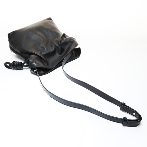 LOEWE Anagram Flamenco Knot Shoulder Bag black WS28651