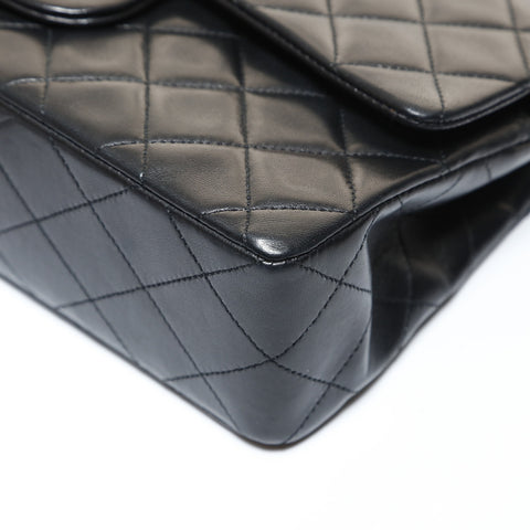 CHANEL Item No. 1, 1986-1988, Lambskin Double Flap Matelass 23 Shoulder Bag black WS28654