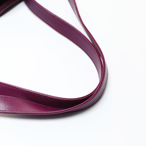 LOEWE Anagram Flamenco Tassel Shoulder Bag purple WS28655