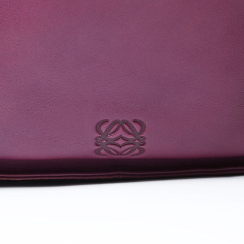 LOEWE Anagram Flamenco Tassel Shoulder Bag purple WS28655