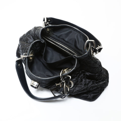 Christian Dior Canage quilting Handbag black WS28656