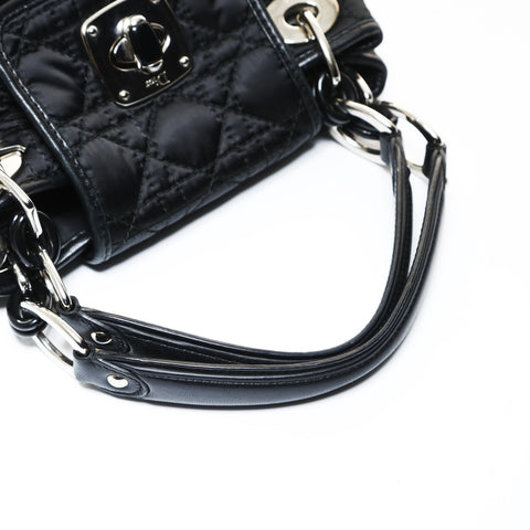 Christian Dior Canage quilting Handbag black WS28656