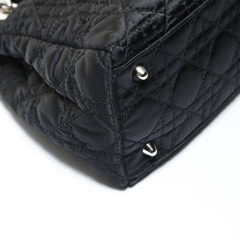 Christian Dior Canage quilting Handbag black WS28656