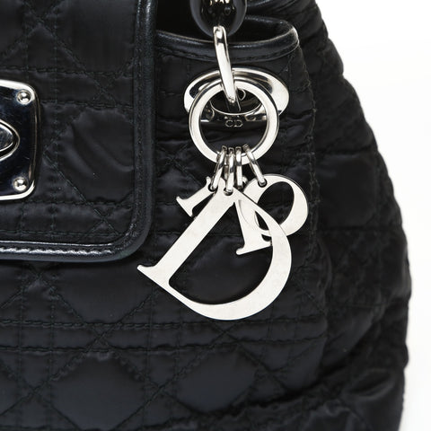 Christian Dior Canage quilting Handbag black WS28656
