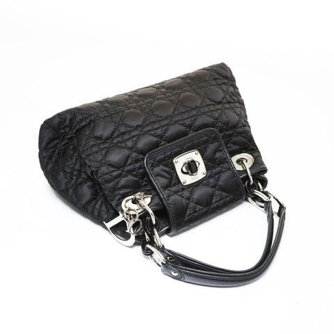Christian Dior Canage quilting Handbag black WS28656