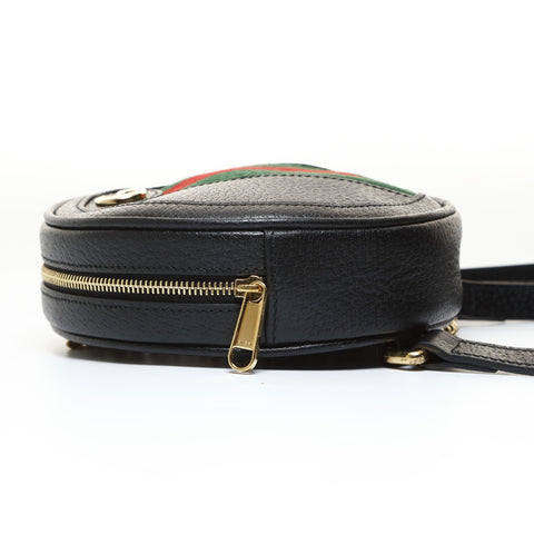 GUCCI Ophidia GG Mini Round Chain Backpack  Daypack black WS28658