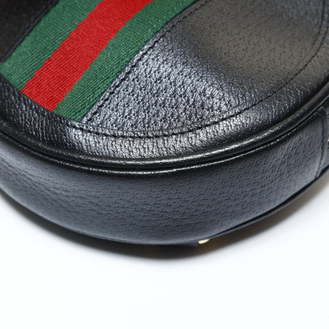 GUCCI Ophidia GG Mini Round Chain Backpack  Daypack black WS28658