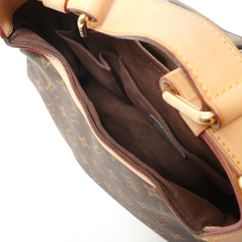 LOUIS VUITTON 2009 Kalahari PM Monogram Handbag Brown WS28660