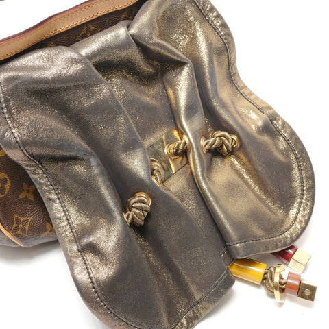 LOUIS VUITTON 2009 Kalahari PM Monogram Handbag Brown WS28660