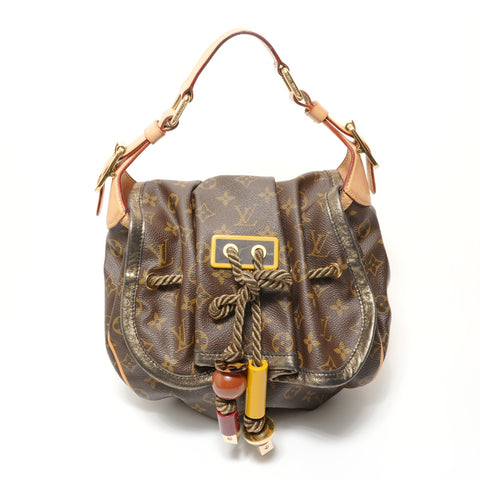 LOUIS VUITTON 2009 Kalahari PM Monogram Handbag Brown WS28660