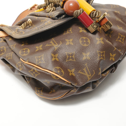LOUIS VUITTON 2009 Kalahari PM Monogram Handbag Brown WS28660