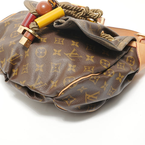 LOUIS VUITTON 2009 Kalahari PM Monogram Handbag Brown WS28660