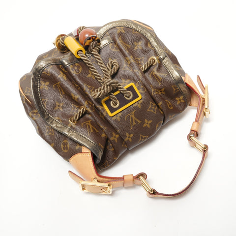 LOUIS VUITTON 2009 Kalahari PM Monogram Handbag Brown WS28660