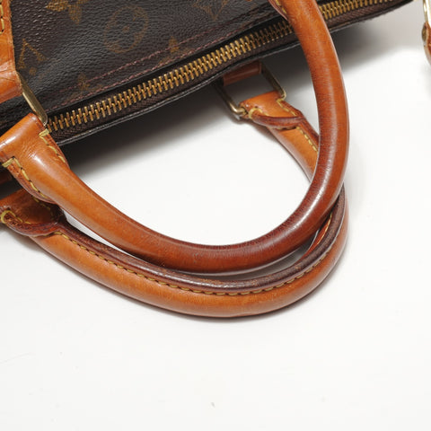 LOUIS VUITTON Monogram Speedy 30, manufactured in 2000. Handbag Brown WS28662