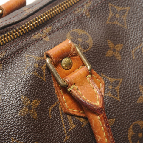 LOUIS VUITTON Monogram Speedy 30, manufactured in 2000. Handbag Brown WS28662