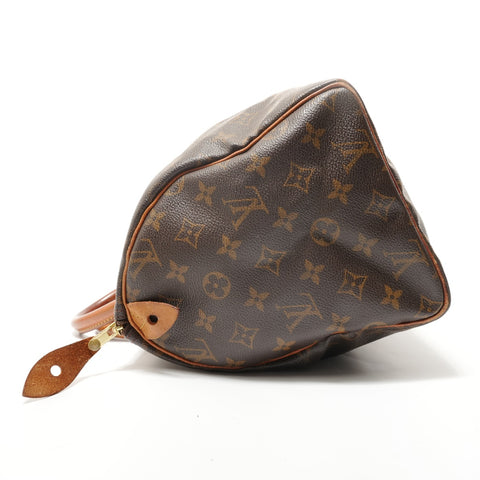 LOUIS VUITTON Monogram Speedy 30, manufactured in 2000. Handbag Brown WS28662