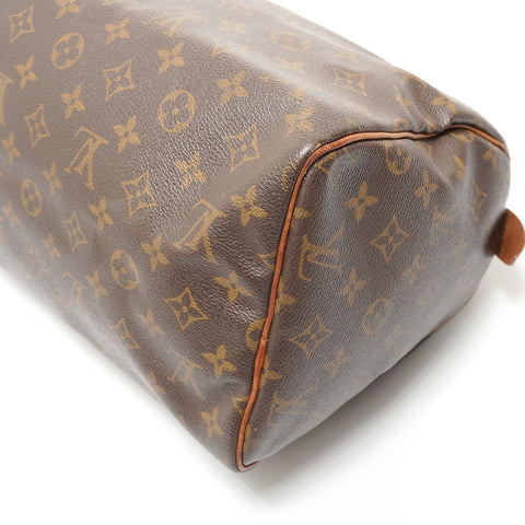 LOUIS VUITTON Monogram Speedy 30, manufactured in 2000. Handbag Brown WS28662