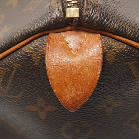 LOUIS VUITTON Monogram Speedy 30, manufactured in 2000. Handbag Brown WS28662