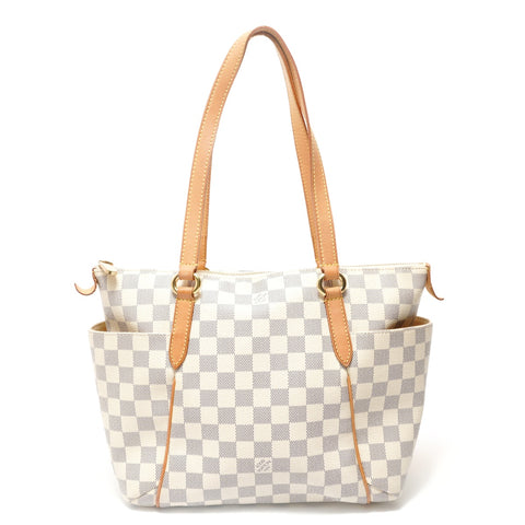 LOUIS VUITTON Totally PM Damier, made in 2008. Tote Bag white WS28663