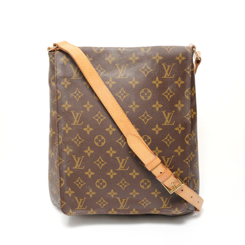 LOUIS VUITTON Monogram Musette, made in 2001 Shoulder Bag Brown WS28664