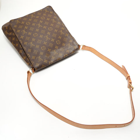 LOUIS VUITTON Monogram Musette, made in 2001 Shoulder Bag Brown WS28664