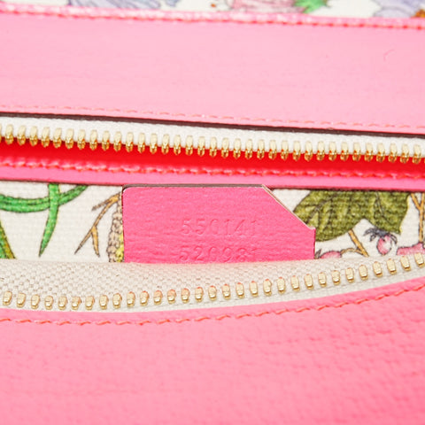 GUCCI Flora Canvas 2-way Handbag multicolor WS28666