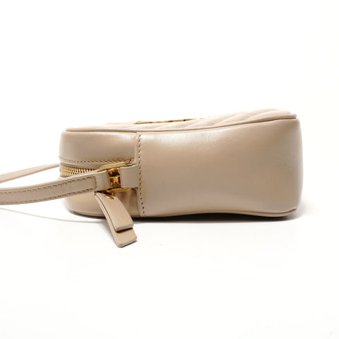 YVES SAINT LAURENT YSL Lou Camera Bag Shoulder Bag beige WS28671