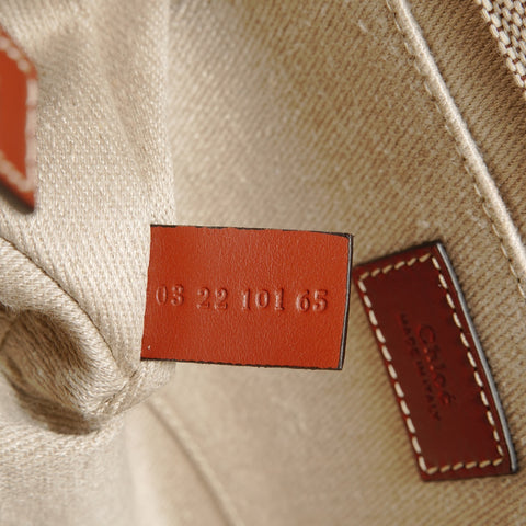 Chloe Woody Small 2WAY Shoulder Bag beige WS28672