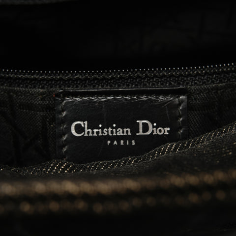 Christian Dior Lady Dior denim 2-way Handbag black WS28677