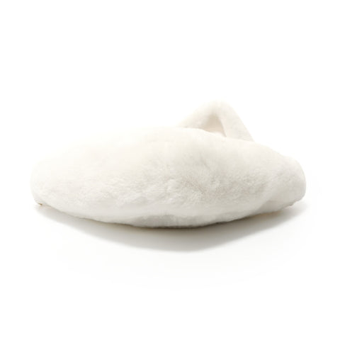 PRADA Triangle logo wool shearling 3-way Shoulder Bag white WS28679