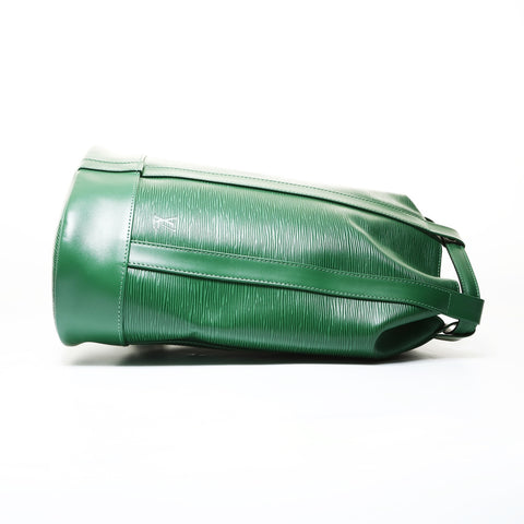 LOUIS VUITTON Louis Vuitton Epi Randonnee PM, made in 1995. Shoulder Bag green WS28681