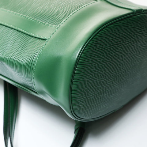 LOUIS VUITTON Louis Vuitton Epi Randonnee PM, made in 1995. Shoulder Bag green WS28681