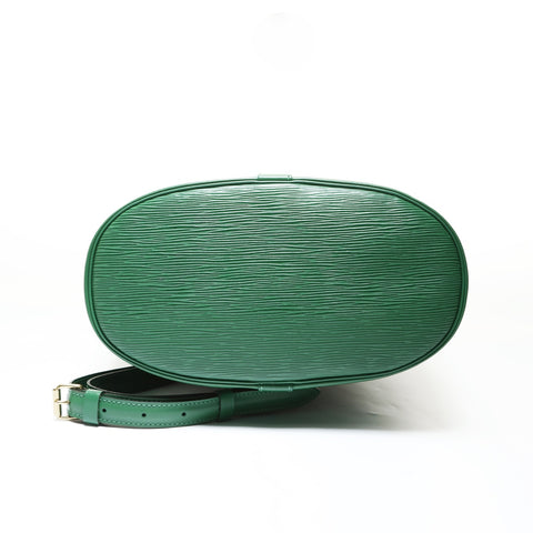 LOUIS VUITTON Louis Vuitton Epi Randonnee PM, made in 1995. Shoulder Bag green WS28681