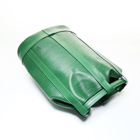 LOUIS VUITTON Louis Vuitton Epi Randonnee PM, made in 1995. Shoulder Bag green WS28681