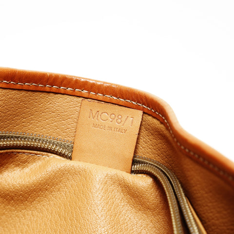 CELINE Macadam PVC Shoulder Bag Brown WS28683