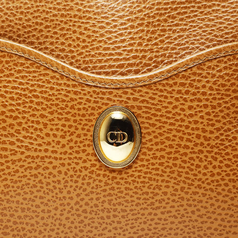 Christian Dior leather Shoulder Bag Brown WS28685