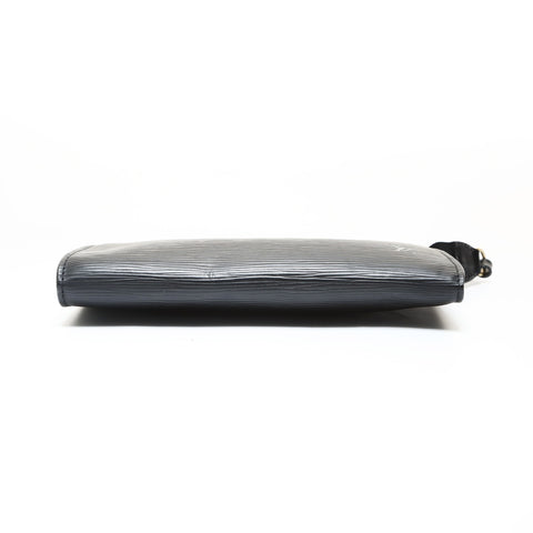 LOUIS VUITTON 2001 Pochette Accessoires Epi Handbag black WS28688