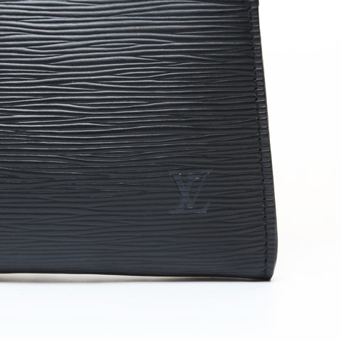 LOUIS VUITTON 2001 Pochette Accessoires Epi Handbag black WS28688