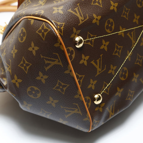 LOUIS VUITTON Monogram Tivoli GM, manufactured in 2012. Tote Bag Brown WS28690