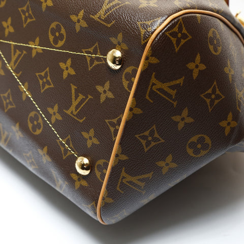 LOUIS VUITTON Monogram Tivoli GM, manufactured in 2012. Tote Bag Brown WS28690