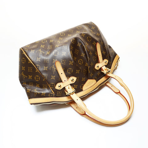 LOUIS VUITTON Monogram Tivoli GM, manufactured in 2012. Tote Bag Brown WS28690
