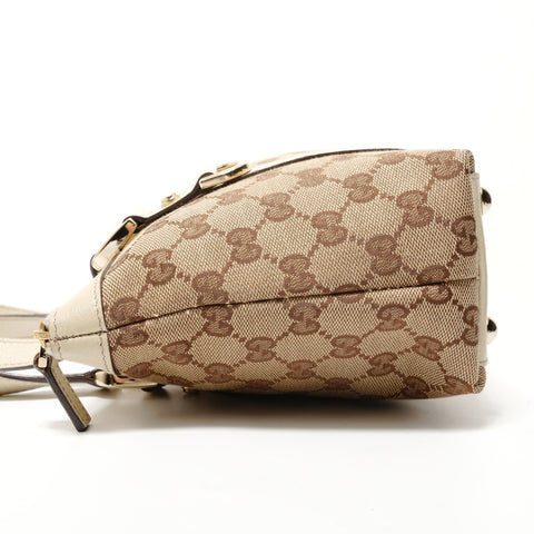 GUCCI GG canvas Handbag beige WS28692