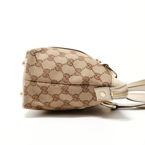 GUCCI GG canvas Handbag beige WS28692